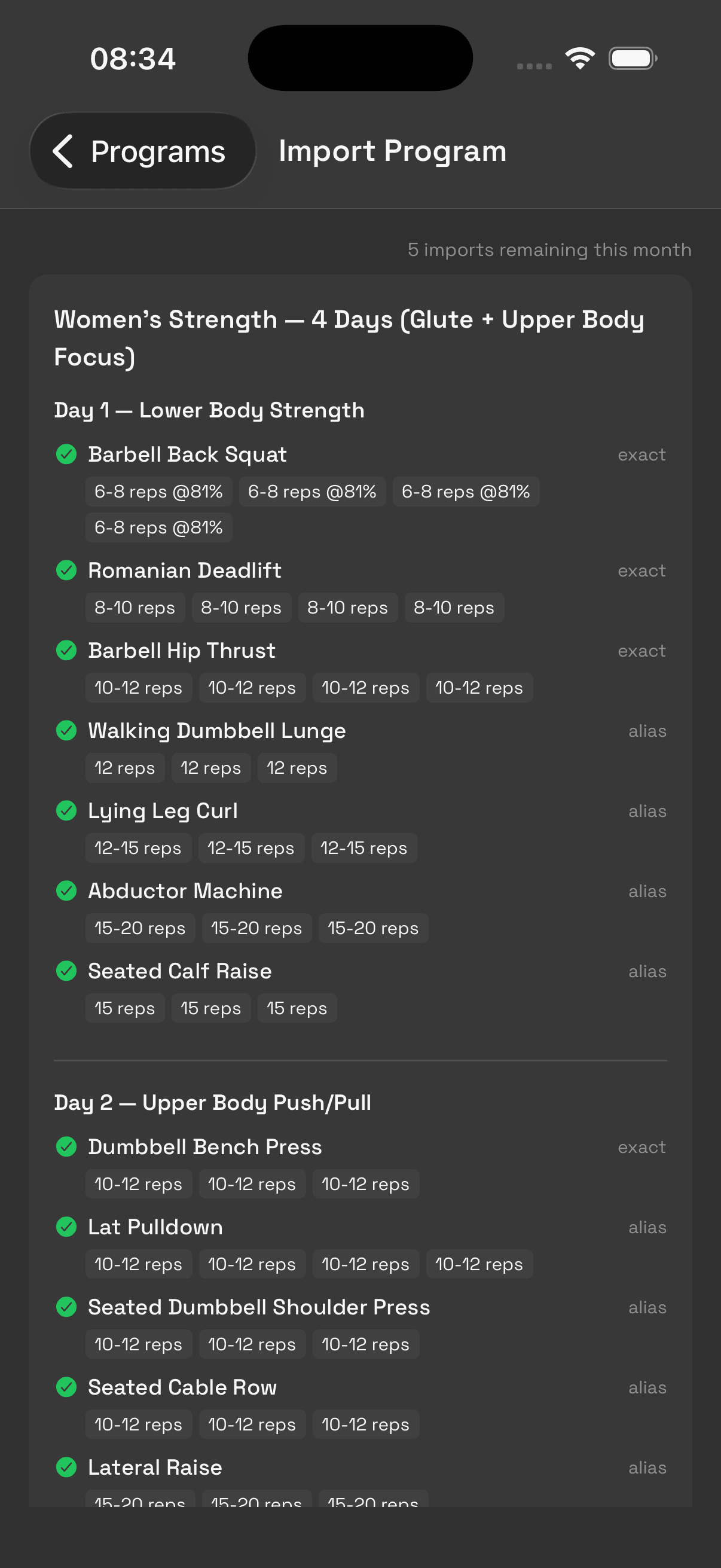 Structured program after parsing